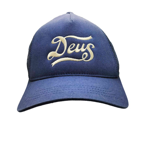 デウスエクスマキナ Deus Ex Machina ロゴ刺繍 バックスナップ メッシュ 6パネル キャップ メンズ
