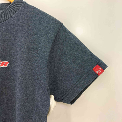 クイックシルバー Quiksilver 90-00s 両面ロゴプリント クルーネック 半袖 Tシャツ メンズ import:S