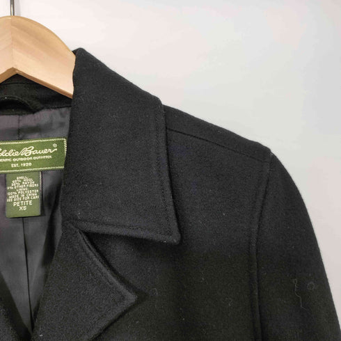 エディーバウアー Eddie Bauer ウールレーヨン チェスター ショートコート サブマリンコート レディース import:XS