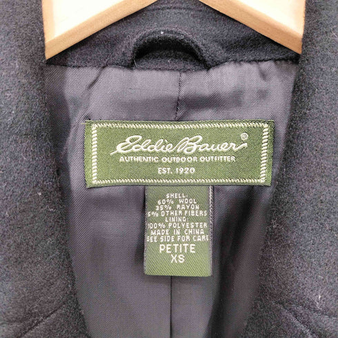 エディーバウアー Eddie Bauer ウールレーヨン チェスター ショートコート サブマリンコート レディース import:XS