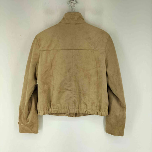 ザラ ZARA スエード ハイネック ジャケット レディース US XS