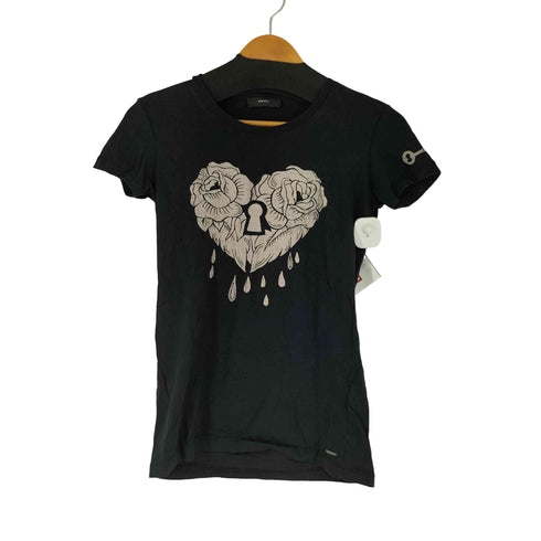 ディーゼル DIESEL プリント S/S Tシャツ y2k レディース