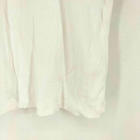 カルバンクラインジーンズ Calvin Klein Jeans フロントプリント リブタンクトップ レディース import:XXL