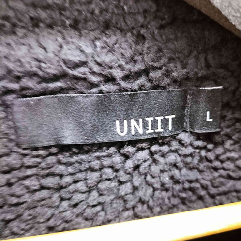 ユニット uniit ヴィンテージライク オーバーサイズ PUボアフライトジャケット メンズ JPN:L