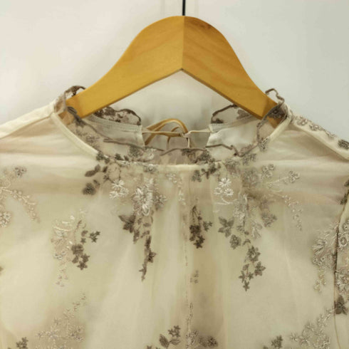 ラウンジドレス Loungedress ストライプBIGシャツ レディース FREE