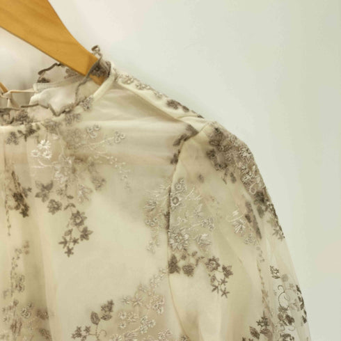 ラウンジドレス Loungedress ストライプBIGシャツ レディース FREE