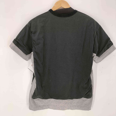 コムデギャルソン COMME des GARCONS 13ss カレッジロゴドッキングTシャツ メンズ import:L