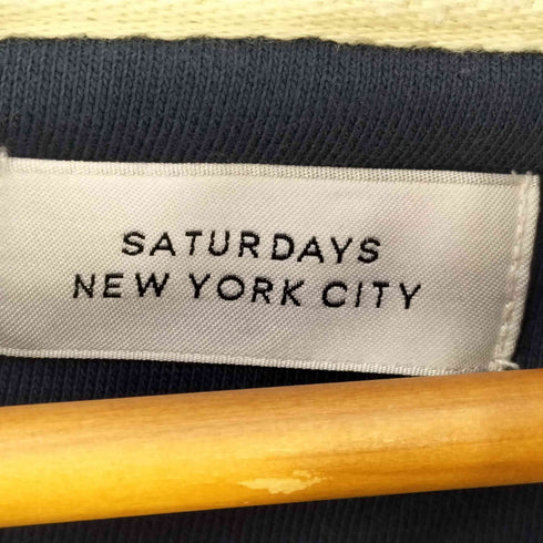 サタデーズニューヨークシティ Saturdays NYC アームロゴプリント プルオーバーパーカー メンズ JPN:XL