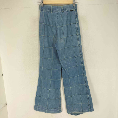 ラングラー Wrangler パッチワークフレアデニムパンツ レディース 9/10