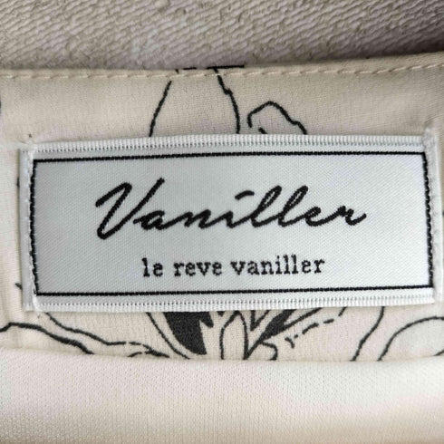 le reve vaniller グラフィカルフラワー パネルライン ワンピース レディース JPN:M