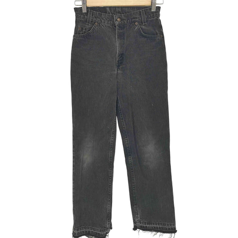 リーバイス Levis 90s- RELAXED FIT 550 ボタン裏512 ジップフライブラックデニムパンツ レディース W27