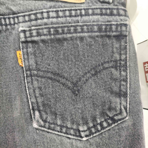 リーバイス Levis 90s- RELAXED FIT 550 ボタン裏512 ジップフライブラックデニムパンツ レディース W27