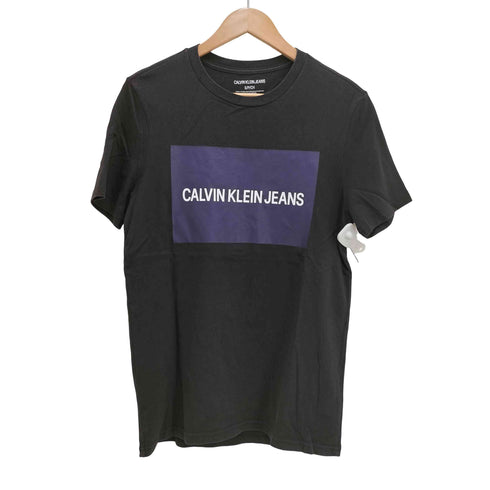 カルバンクラインジーンズ Calvin Klein Jeans ロゴプリント クルーネック S/S Tシャツ メンズ import:S