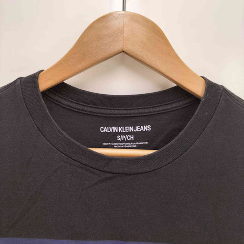 カルバンクラインジーンズ Calvin Klein Jeans ロゴプリント クルーネック S/S Tシャツ メンズ import:S