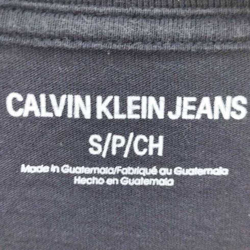 カルバンクラインジーンズ Calvin Klein Jeans ロゴプリント クルーネック S/S Tシャツ メンズ import:S