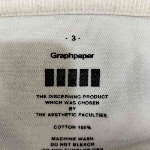 グラフペーパー Graphpaper 胸ポケット L/S Tシャツ メンズ JPN:3