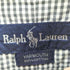 ラルフローレン RALPH LAUREN 00S YARMOUTH ロゴプリント チェック オックスフォード ショートスリーブ ボタンダウンシャツ メンズ import:M