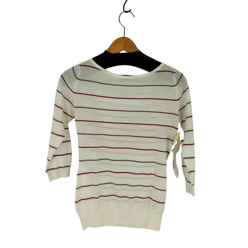 ジョンスメドレー JOHN SMEDLEY ボーダー コットンニット レディース import:S