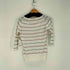 ジョンスメドレー JOHN SMEDLEY ボーダー コットンニット レディース import:S
