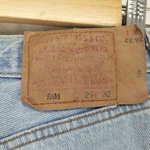 リーバイス Levis FOR WOMEN USA製 90s- 501 ボタン裏544 ボタンフライデニムパンツ レディース W26L32