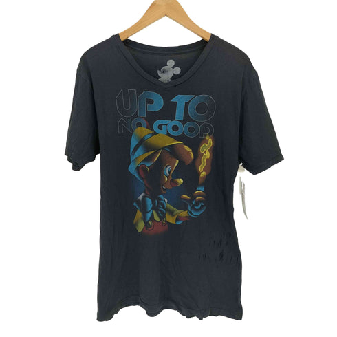 UP TO NO GOOD キャラクタープリント VネックTシャツ メンズ M