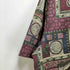 80-90S タイ シルク 総柄 S/S レギュラーカラー シャツ メンズ import:XL