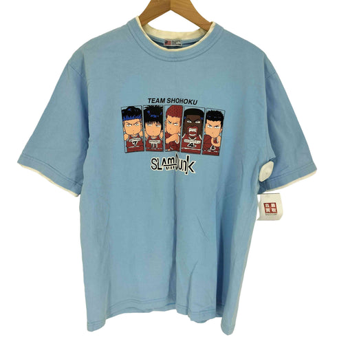アニメ キャラクター プリント S/S クルーネック Tシャツ メンズ