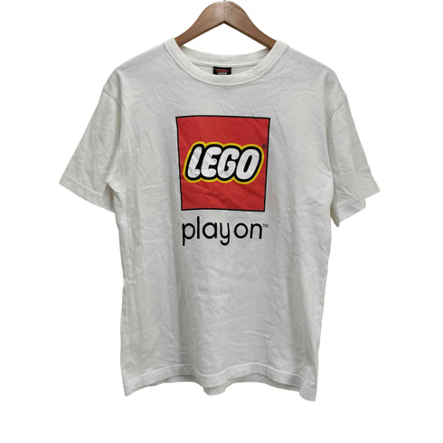 00S 企業ロゴ プリント S/S クルーネック Tシャツ コピーライト2002 メンズ import:M