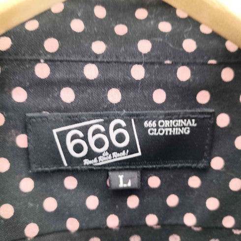 セディショナリーズバイトリプルシックス SEDITIONARIES by 666 ドット レギュラーカラーシャツ メンズ L