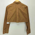 ザラ ZARA クロップド ポプリン L/S シャツ レディース import:S