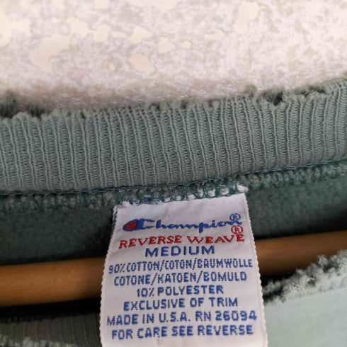 チャンピオン Champion 90s REVERSE WEAVE WHEATON COLLEGE 二段 クルーネックスウェット メンズ M