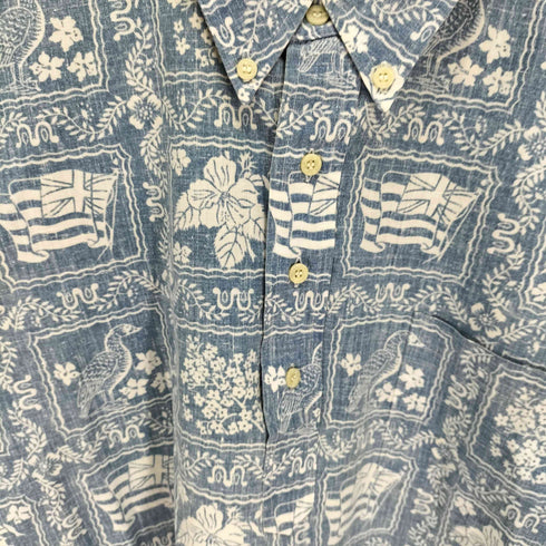 レインスプーナー Reyn Spooner スプーナークロス プルオーバーアロハシャツ メンズ
