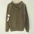 アバクロンビーアンドフィッチ Abercrombie & Fitch 00S ワッペン 刺繍 ダメージ ジップ フーディー パーカー メンズ import:L