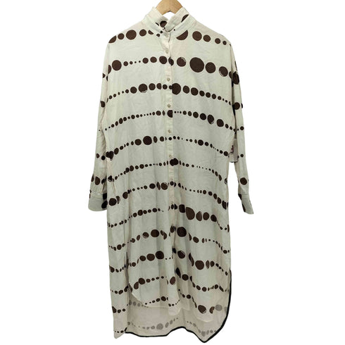 blancvert ドット柄 L/S ワンピース レディース JPN:36