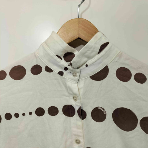 blancvert ドット柄 L/S ワンピース レディース JPN:36
