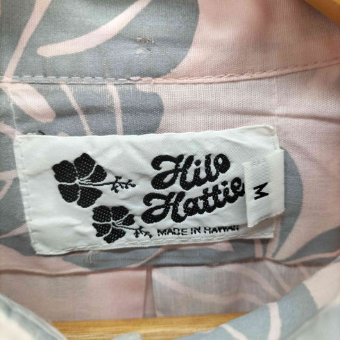 hilo hattie 総柄 プルオーバーアロハシャツ メンズ import:M