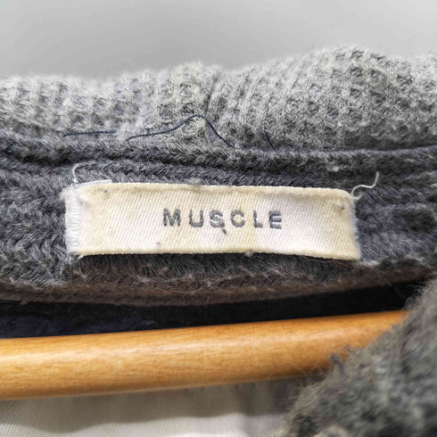 アバクロンビーアンドフィッチ Abercrombie & Fitch 00S ワッペン 刺繍 インサイドアウト ジップ フーディー パーカー Y2K メンズ import:L