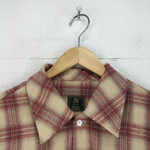 Noen 25SS シャドーオンブレチェックシャツ メンズ M