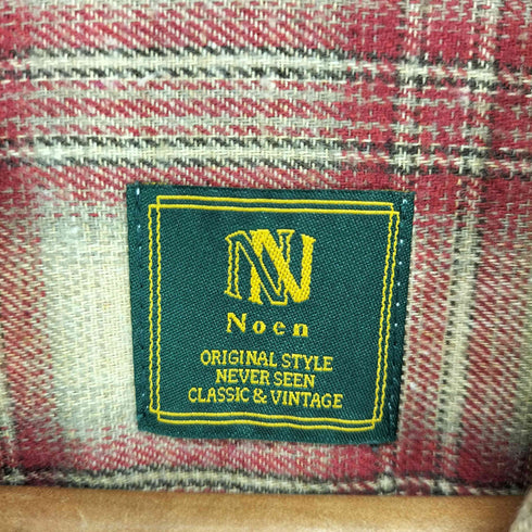 Noen 25SS シャドーオンブレチェックシャツ メンズ M