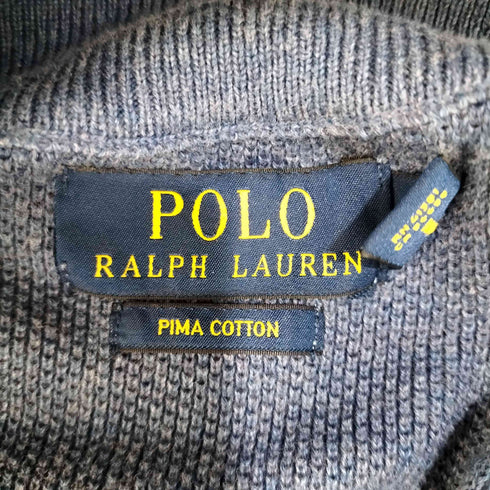 ポロバイラルフローレン Polo by RALPH LAUREN ピマコットン ハーフジップ メンズ JPN:L