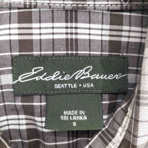 エディーバウアー Eddie Bauer 2ポケットタータンチェックシャツ メンズ S