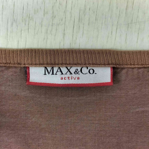 マックスアンドコー MAX&CO. 異素材 ドッキング ドローコード ワンピース レディース EUR:38