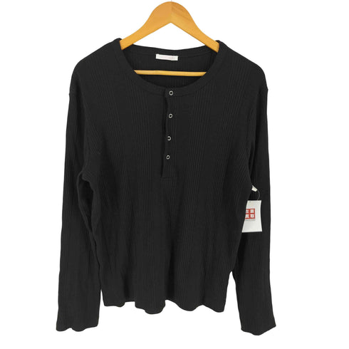 ザラ ZARA ヘンリーネックカットソー メンズ L