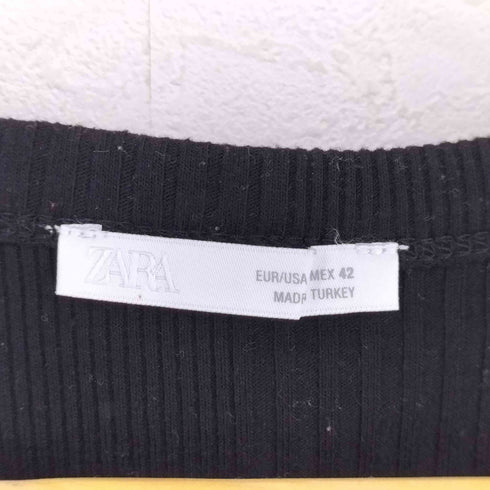 ザラ ZARA ヘンリーネックカットソー メンズ L