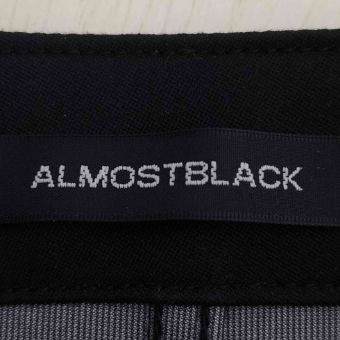 オールモストブラック ALMOSTBLACK NO COLLAR COAT ノーカラーシェルコート メンズ JPN:2