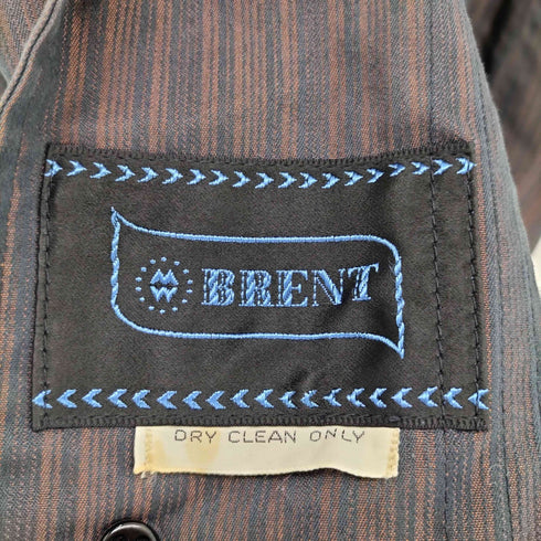 ブレント BRENT 60S ボアライナー付き ストライプ ステンカラーコート メンズ 40