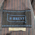 ブレント BRENT 60S ボアライナー付き ストライプ ステンカラーコート メンズ 40