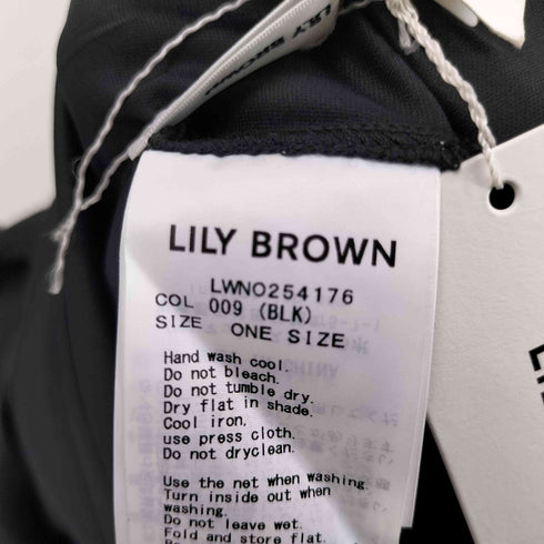 リリーブラウン Lily Brown 25AW フレアニットドッキングワンピース レディース ONE SIZE
