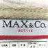 マックスアンドコー MAX&CO. リネン シェルボタン 2Bテーラードジャケット パンツ セットアップ レディース US:4