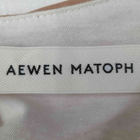 イウエンマトフ AEWEN MATOPH 20ss コンビ ノースリーブ ワンピース レディース